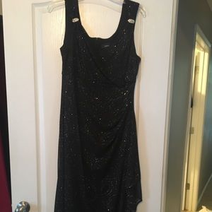 R & M Richards Black Sleeveless Dress